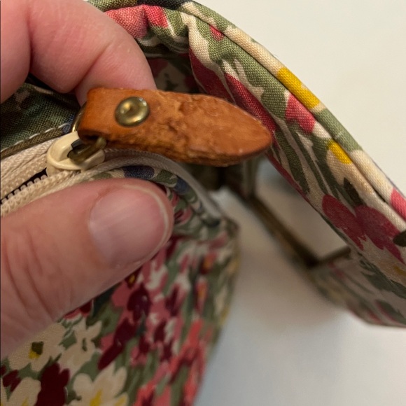 RALPH LAUREN VINTAGE FLORAL PATTERN COSMETIC TRAVEL MULTICOLORED BAG - Picture 12 of 13